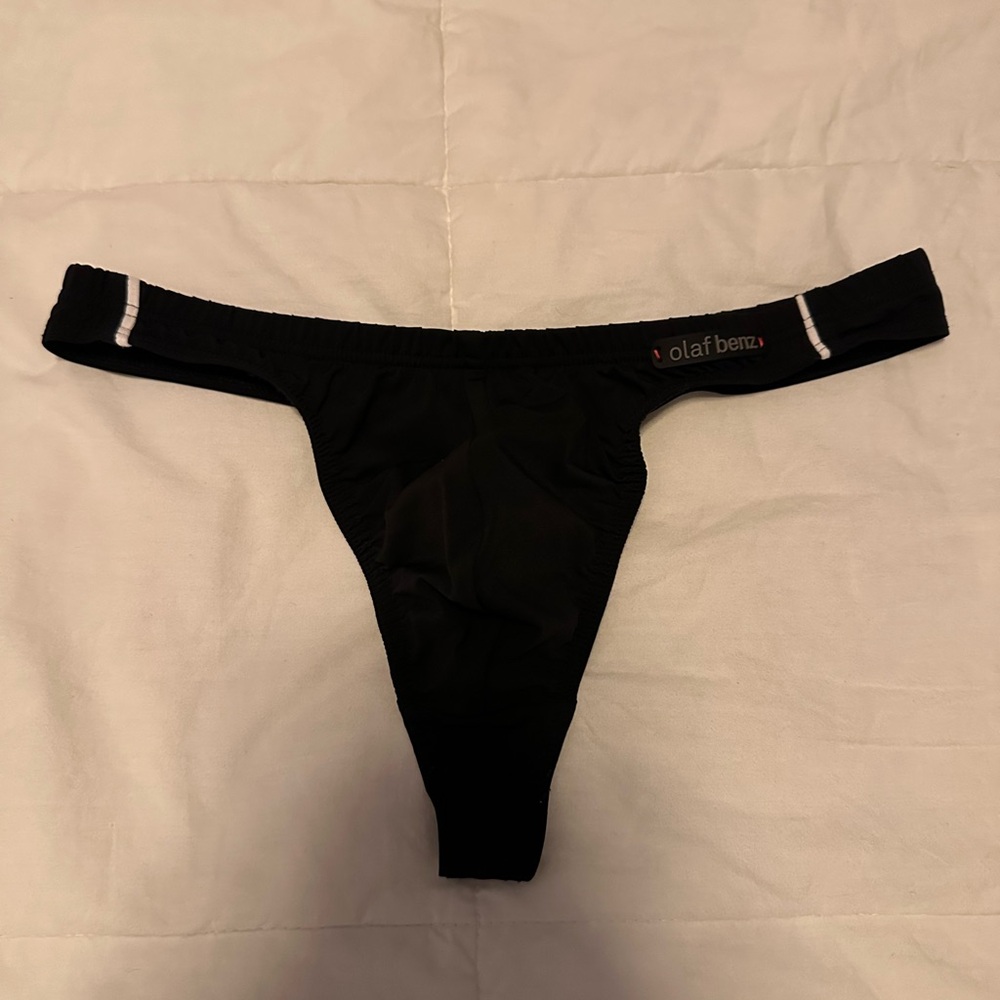 Olaf Benz Black Swim Thong